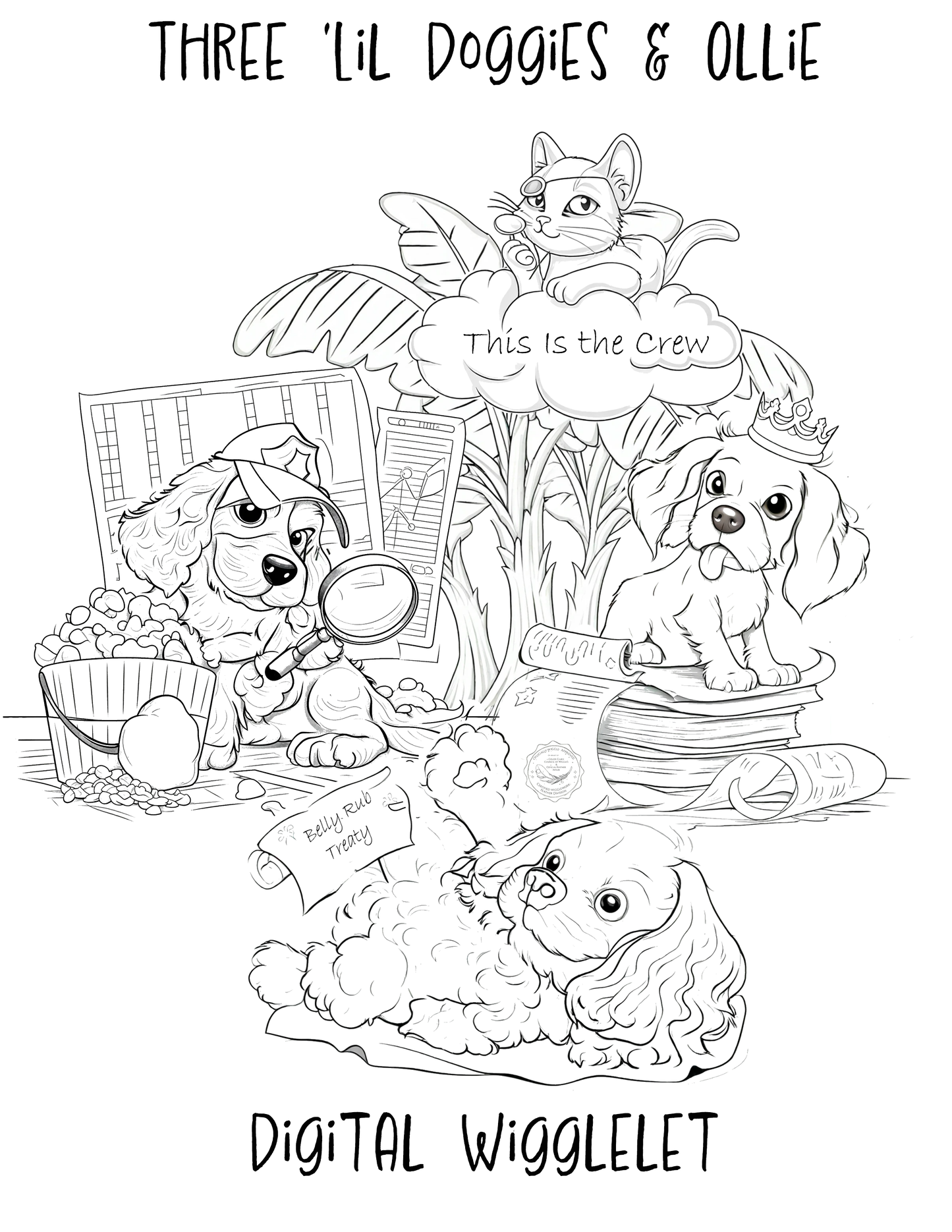 Three 'Lil Doggies & Ollie: This is the Crew