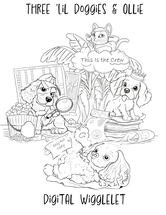 Three 'Lil Doggies & Ollie: This is the Crew